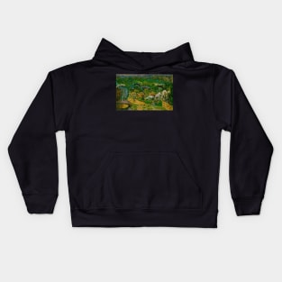 a spring landscape - Pierre Bonnard Kids Hoodie